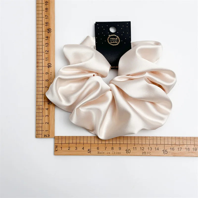 Luxury Satin Beauty Scrunchies — Soft Silk-Like Hair Ties for Everyday Glam