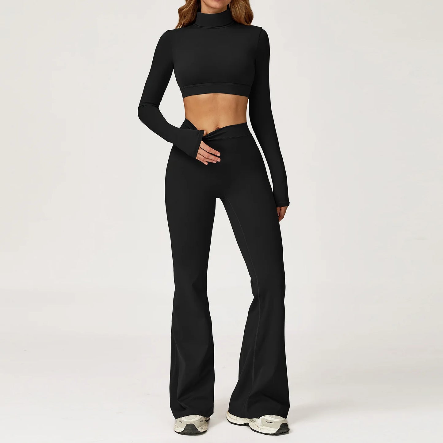 Sculpt & Flow 2-Piece Activewear Set – Fall Luxe Edition