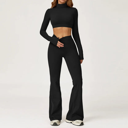 Sculpt & Flow 2-Piece Activewear Set – Fall Luxe Edition