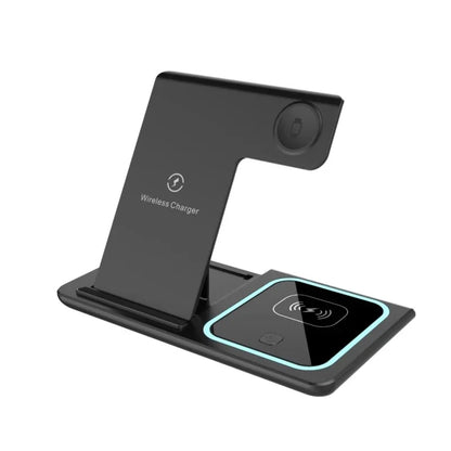 Ultimate 3-in-1 Wireless Charger for iPhone, Apple Watch & AirPods – Fast 15W Dock Station