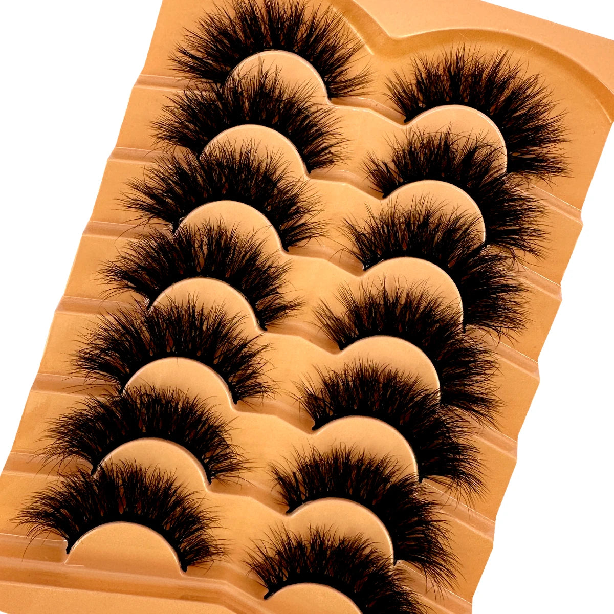🖤 Cat Eye Magic: 7 Pairs of Luxurious, Fluffy Faux Mink Lashes!