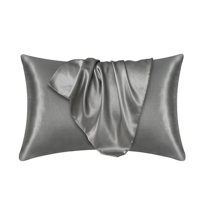 Luxury Silk Satin Pillowcase - Hair & Skin Beauty, Comfortable & Stylish Standard/Queen Size Pillow Cover (1PC)