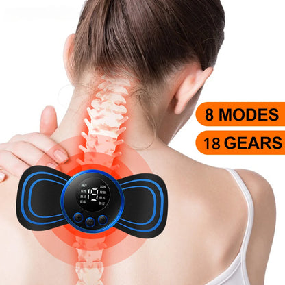 Neck Massager  Relief Patch Stimulator Mat Portable