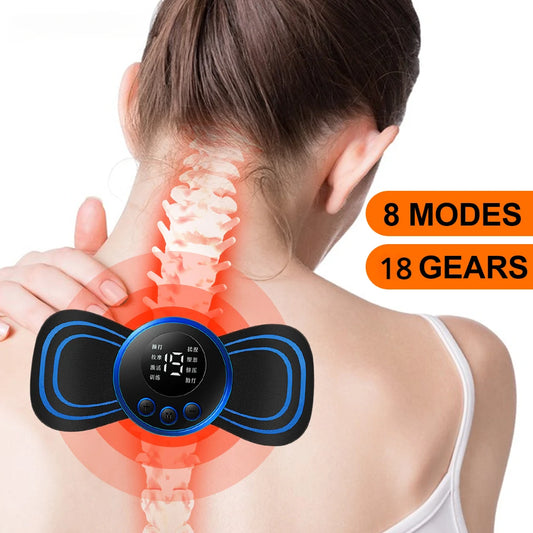 Neck Massager  Relief Patch Stimulator Mat Portable