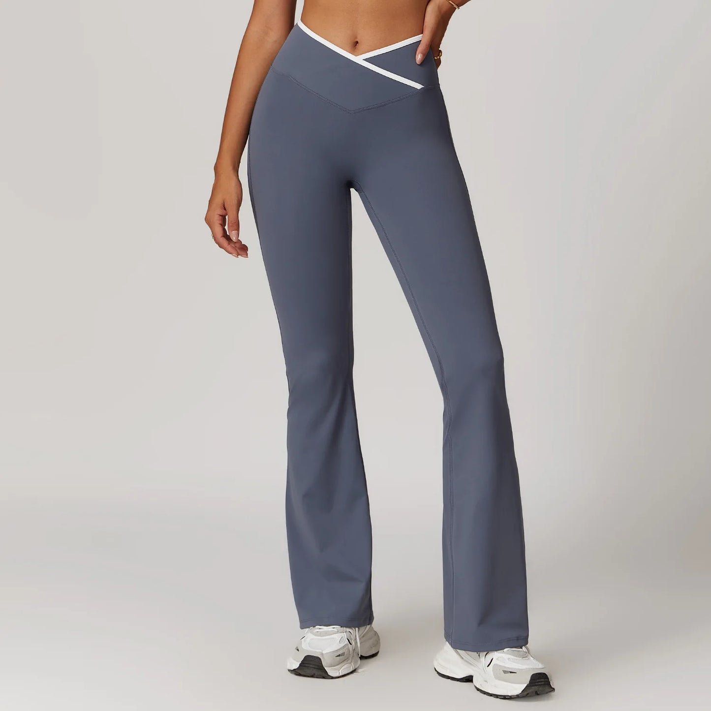 Lift & Shape Bell-Bottom Yoga Leggings | High-Waist Push-Up Fitness Pants for Women