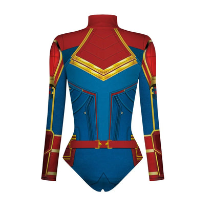 Heroic Cosplay Swimsuit – 3D Printed Superhero Bodysuit for Women