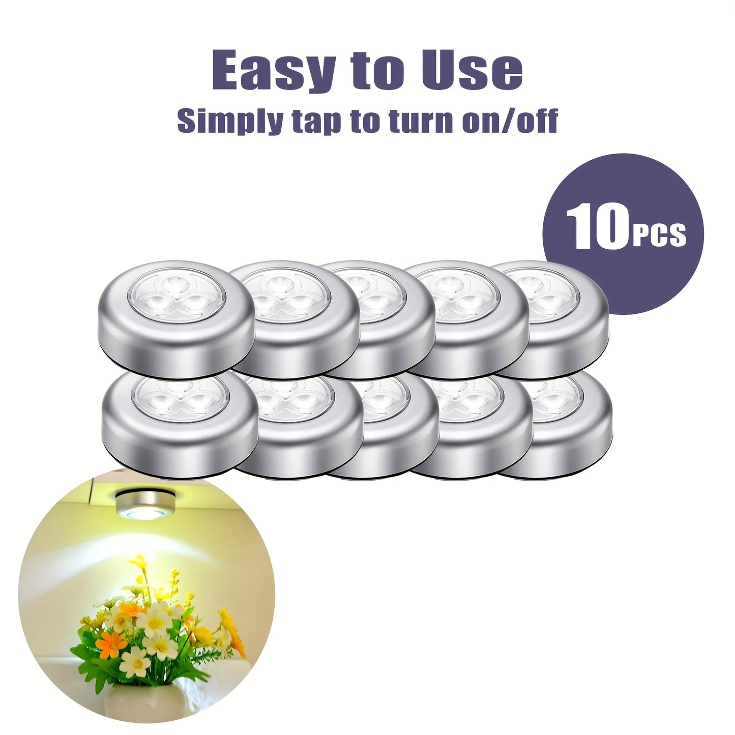 Autumn Glow Mini LED Lights – Cozy Push-On Night Lamps