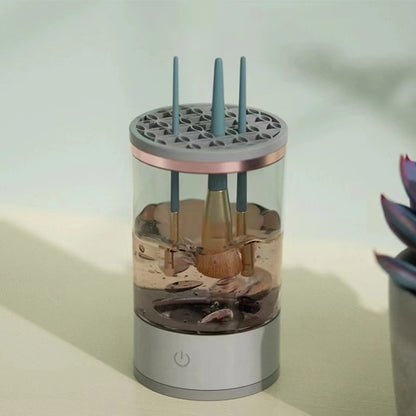 FlawlessSpin™ Electric Makeup Brush Cleaner – One-Click Deep Clean for All Brushes