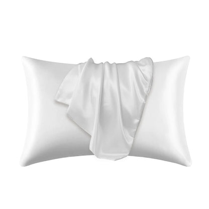 Luxury Silk Satin Pillowcase - Hair & Skin Beauty, Comfortable & Stylish Standard/Queen Size Pillow Cover (1PC)