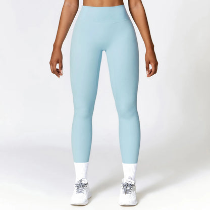 High-Waist Push-Up Gym Leggings: Seamless Fitness & Yoga Pants for Women