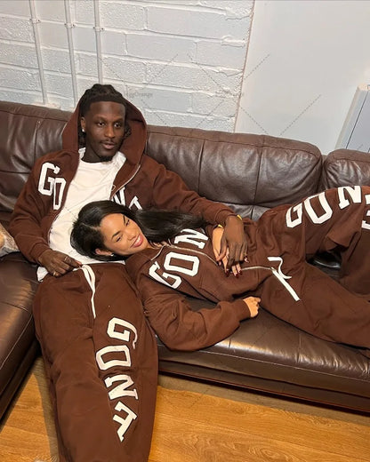 Urban Heat Y2K Hoodie & Jogger Set – Fall Streetwear Edition