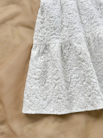 Ivory Breeze Backless Mini Dress – Strapless Summer Essential