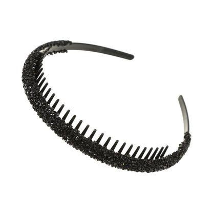 Shine On: Luxe Rhinestone Non-Slip Hair Hoops for Effortless Glam