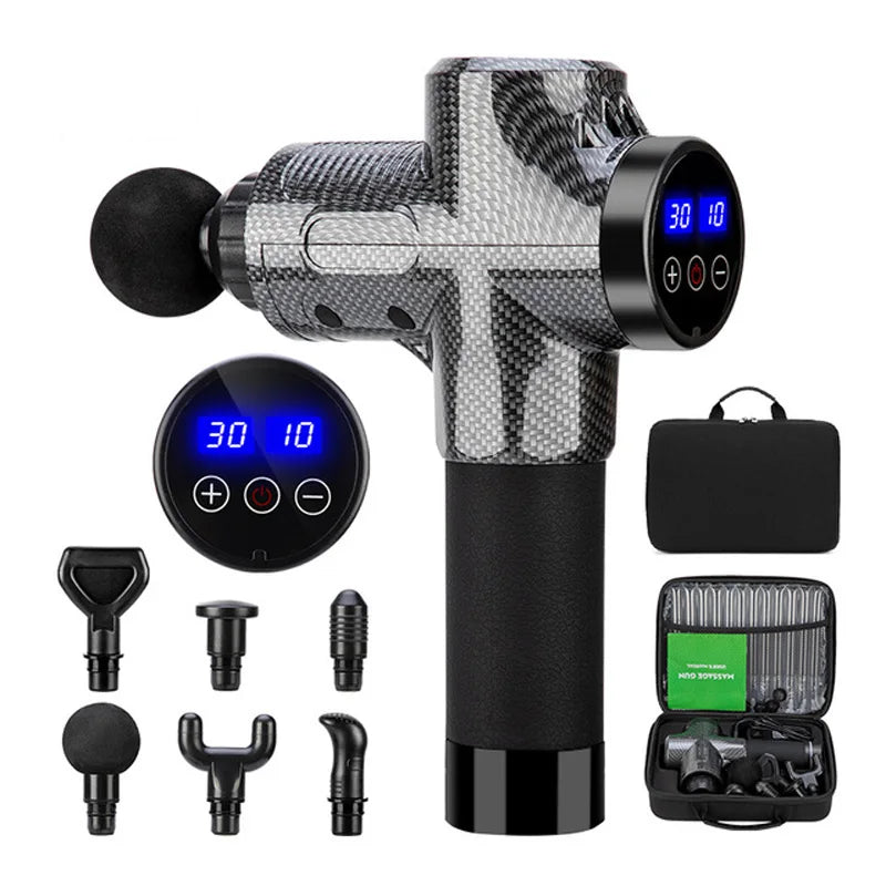 Fascial Massage Gun Electric Percussion Pistol Massager Body