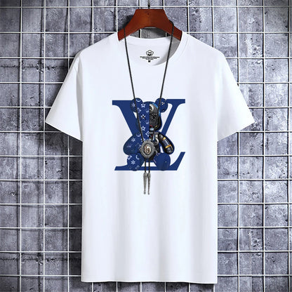Retro Bear Luxe Tee – Vintage Y2K Streetwear Vibes