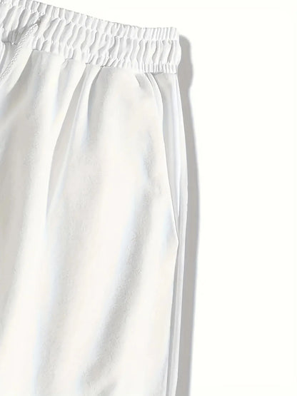 Elite Men’s Summer Set – Graphic Tee & Shorts Combo