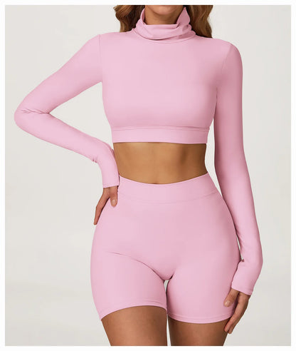 Sculpt & Flow 2-Piece Activewear Set – Fall Luxe Edition
