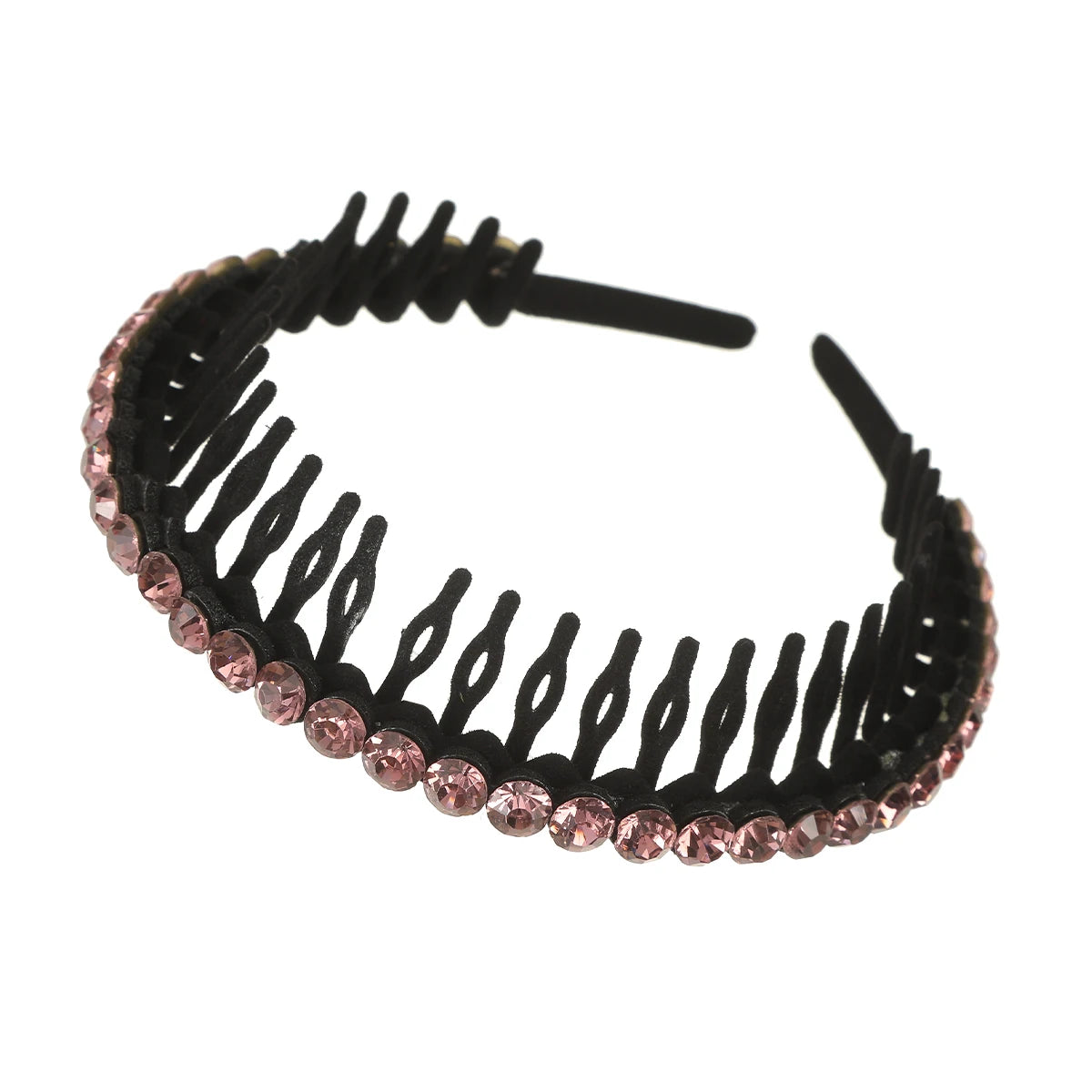 Shine On: Luxe Rhinestone Non-Slip Hair Hoops for Effortless Glam