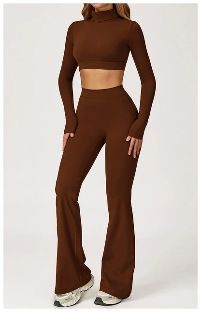 Sculpt & Flow 2-Piece Activewear Set – Fall Luxe Edition