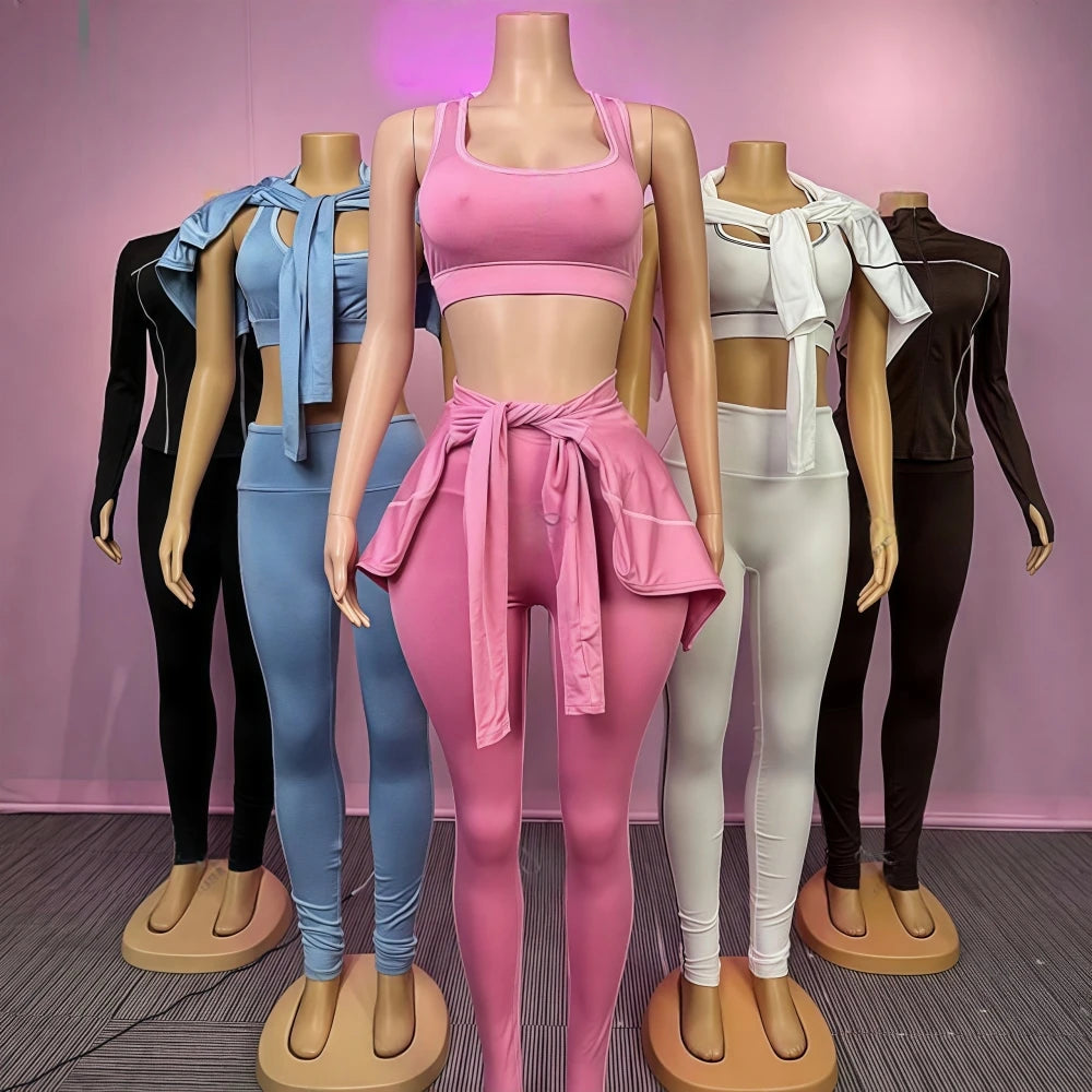 3-Piece Tracksuit – Stripe Patchwork Edition