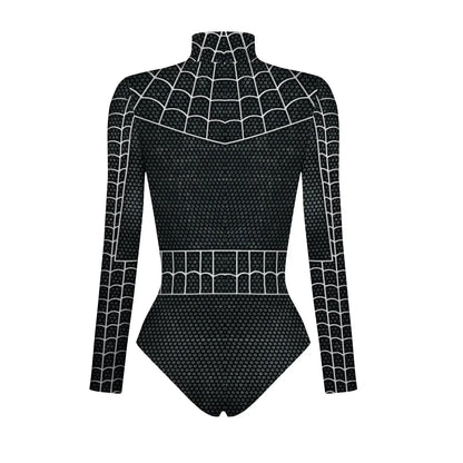 Heroic Cosplay Swimsuit – 3D Printed Superhero Bodysuit for Women
