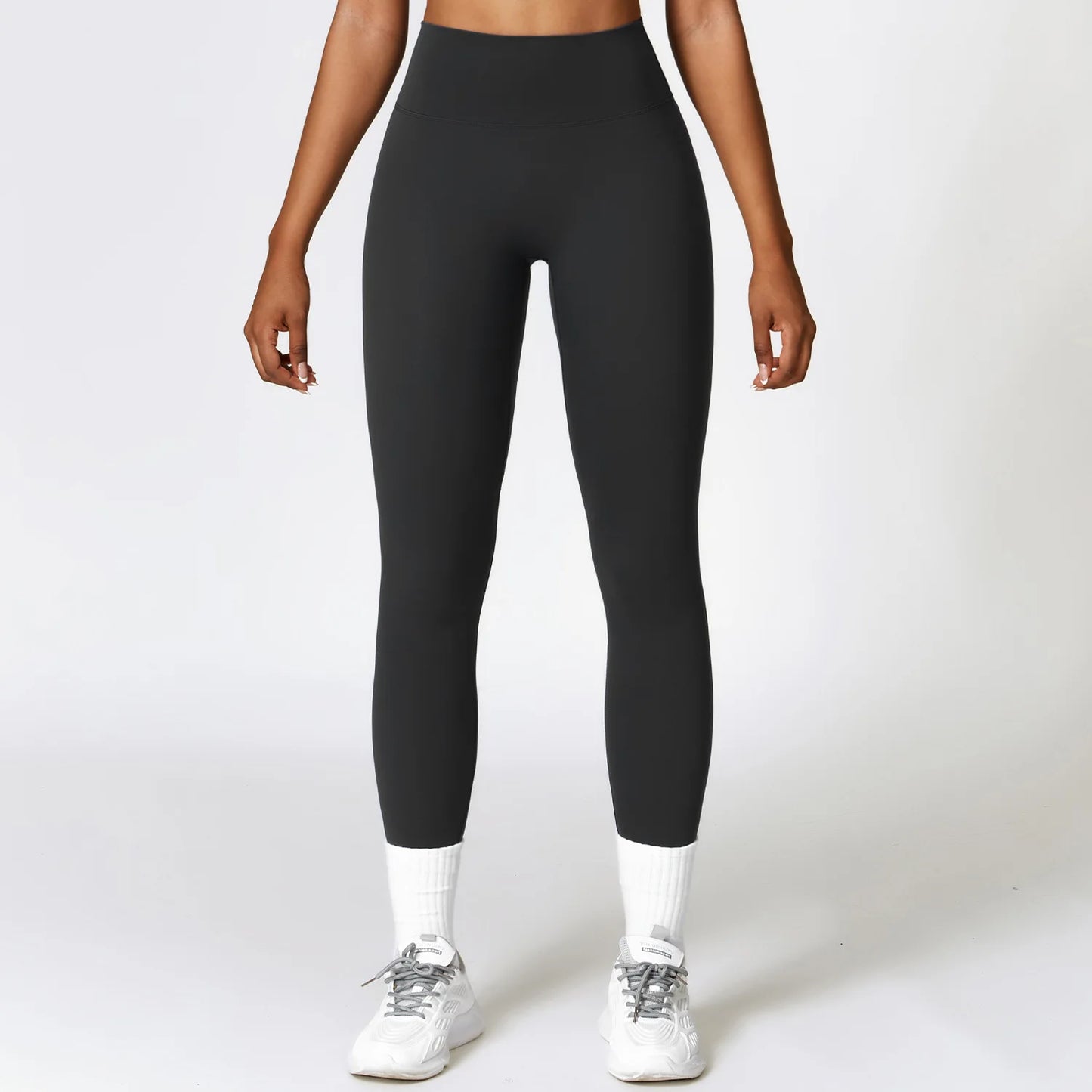 High-Waist Push-Up Gym Leggings: Seamless Fitness & Yoga Pants for Women