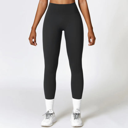 High-Waist Push-Up Gym Leggings: Seamless Fitness & Yoga Pants for Women