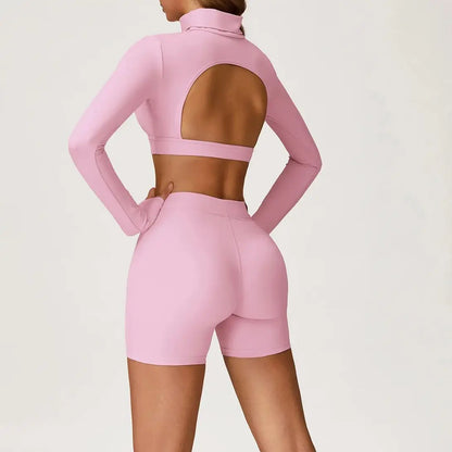 Sculpt & Flow 2-Piece Activewear Set – Fall Luxe Edition