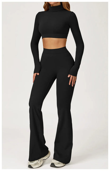 Sculpt & Flow 2-Piece Activewear Set – Fall Luxe Edition