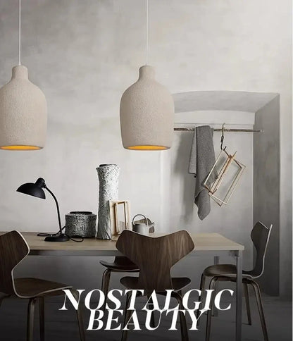 Autumn Luxe Wabi Sabi Pendant – Nordic LED Chandelier for Dining, Living & Bedroom Décor