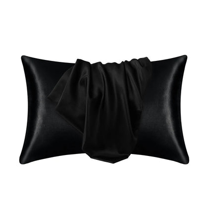 Luxury Silk Satin Pillowcase - Hair & Skin Beauty, Comfortable & Stylish Standard/Queen Size Pillow Cover (1PC)