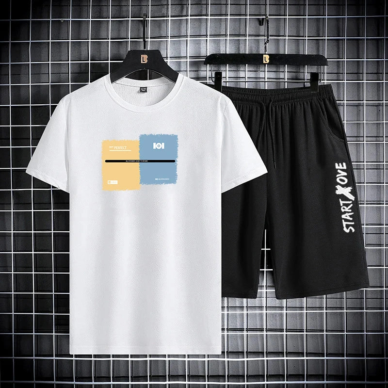 Men’s Everyday Motion 2-Piece Set – Summer Tee & Shorts Outfit