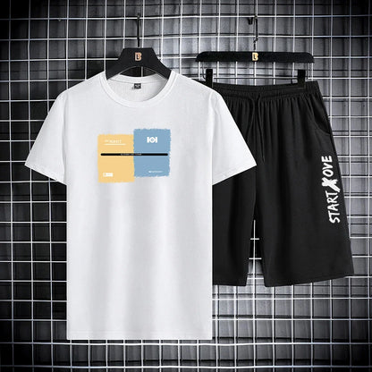 Men’s Everyday Motion 2-Piece Set – Summer Tee & Shorts Outfit