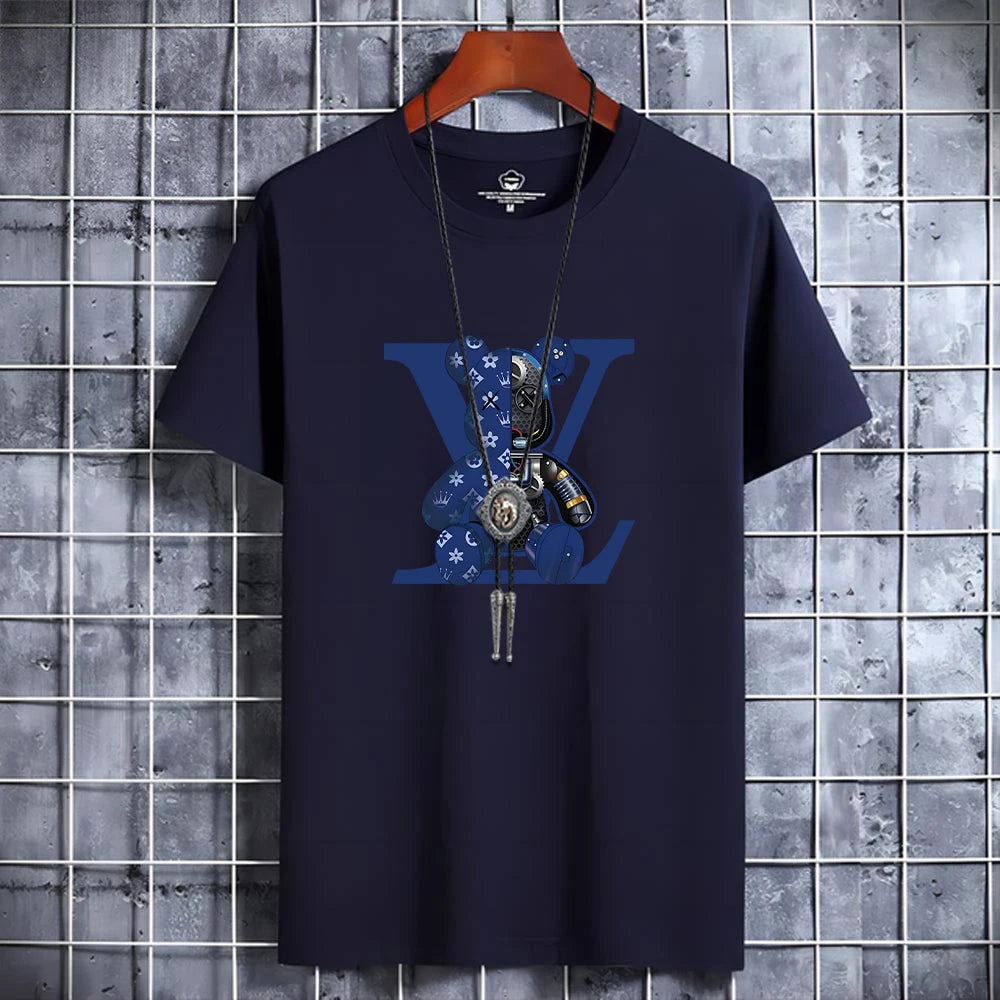 Retro Bear Luxe Tee – Vintage Y2K Streetwear Vibes
