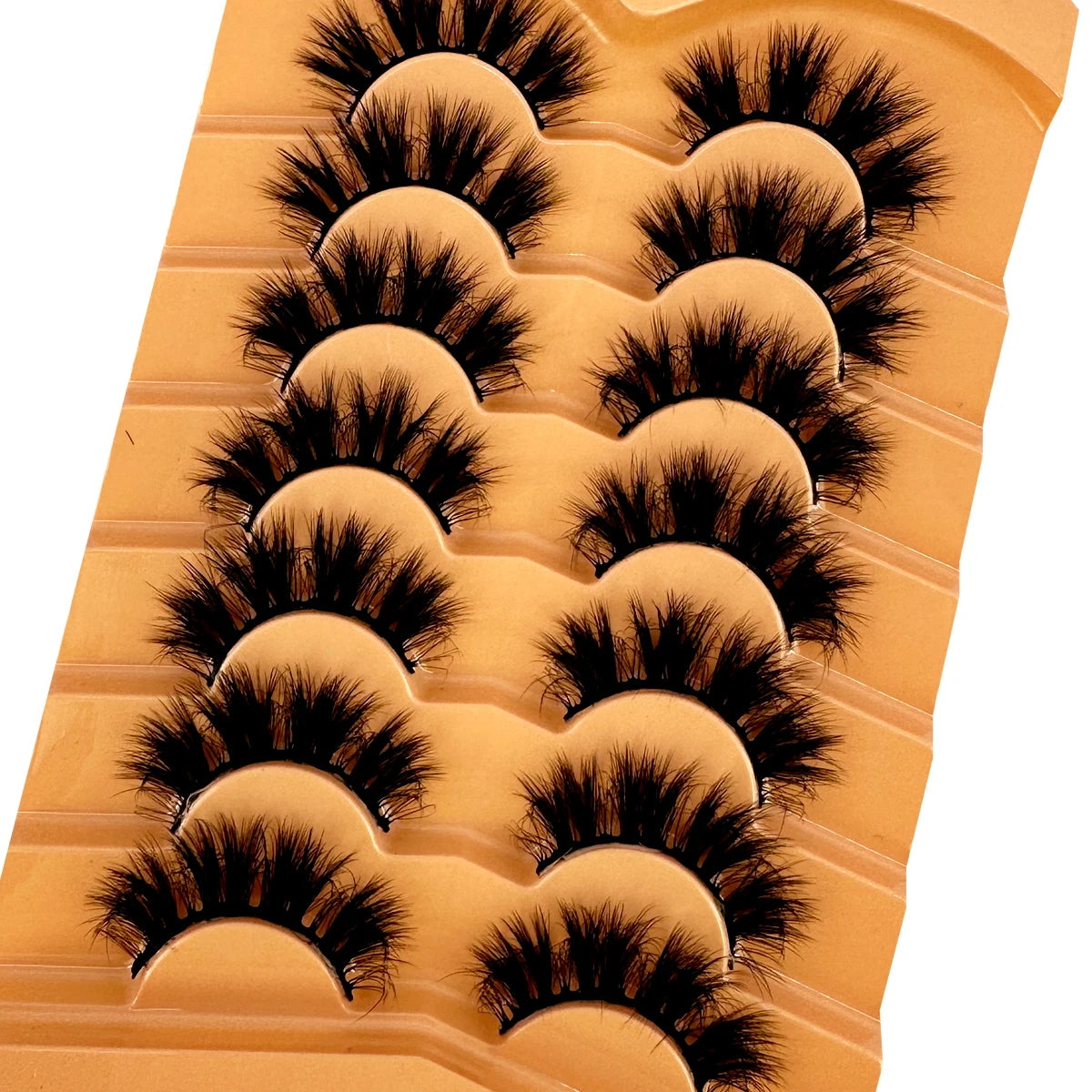 🖤 Cat Eye Magic: 7 Pairs of Luxurious, Fluffy Faux Mink Lashes!
