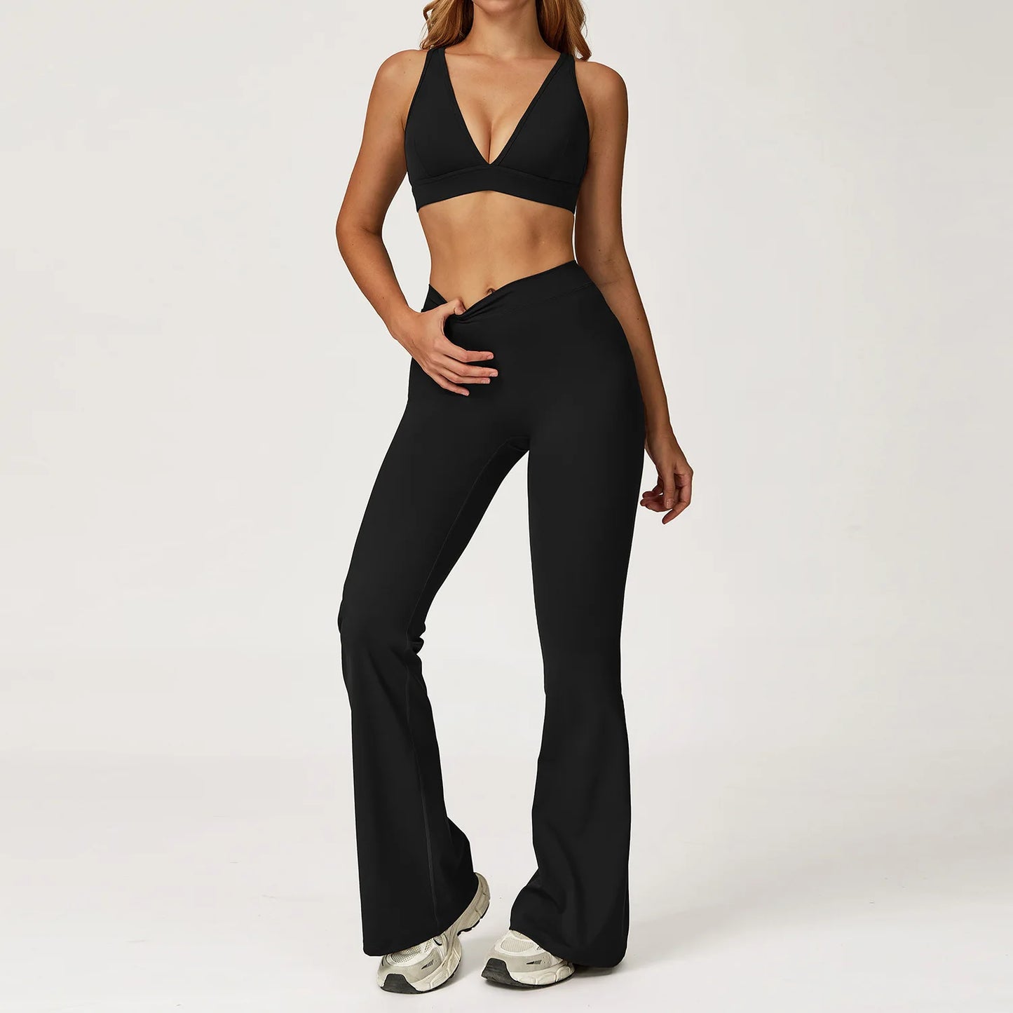 Sculpt & Flow 2-Piece Activewear Set – Fall Luxe Edition