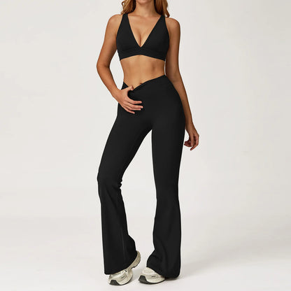 Sculpt & Flow 2-Piece Activewear Set – Fall Luxe Edition