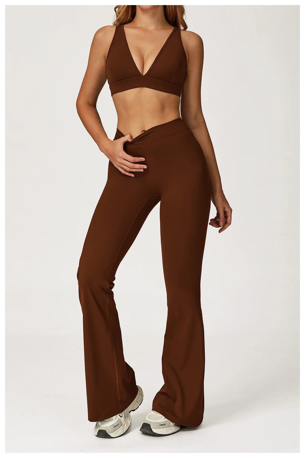 Sculpt & Flow 2-Piece Activewear Set – Fall Luxe Edition