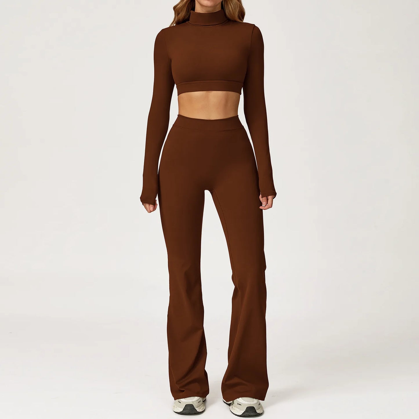 Sculpt & Flow 2-Piece Activewear Set – Fall Luxe Edition