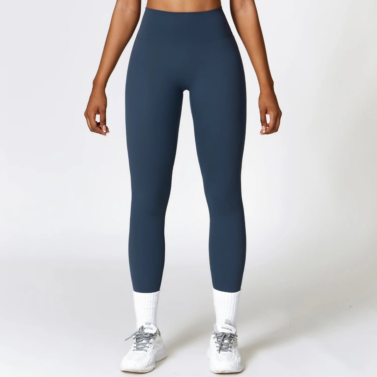 High-Waist Push-Up Gym Leggings: Seamless Fitness & Yoga Pants for Women