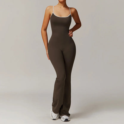 EmpowerFit Women’s Sports Jumpsuit – All-in-One Workout Romper for Gym, Yoga, and Fitness