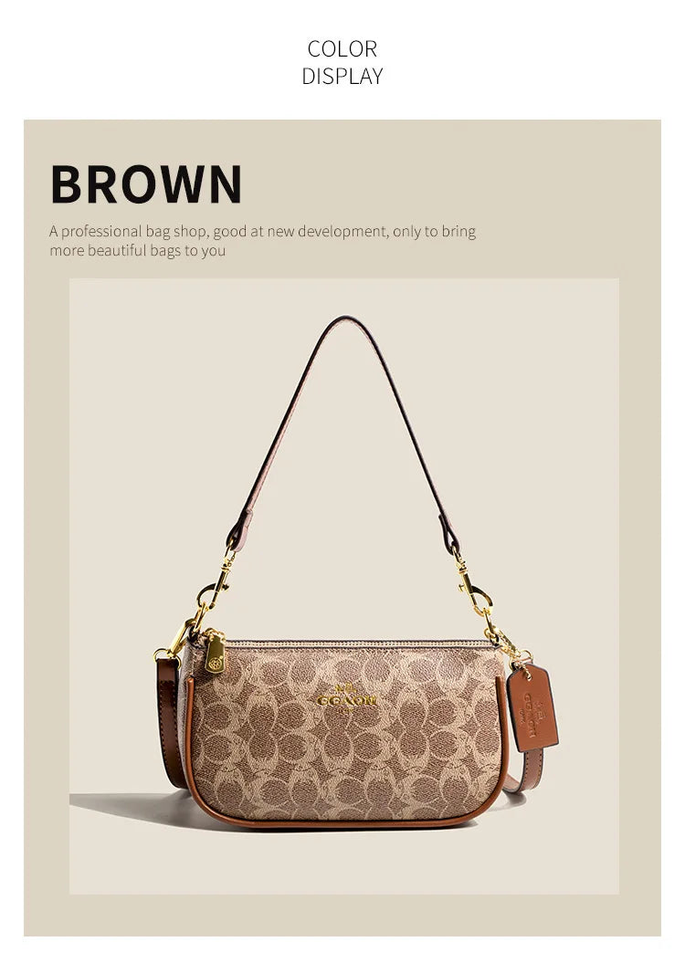✨ Chic Luxe Underarm Shoulder Bag – Trendy PU Leather Crossbody Handbag ✨