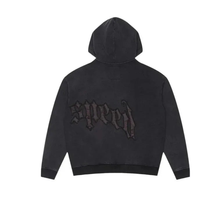 Harajuku Hip Hop Letter Embroidery High Quality Sportswear Set Y2k Zipper Hoodie Sweatpants 2-piece Set Tracksuit Jogger Suit