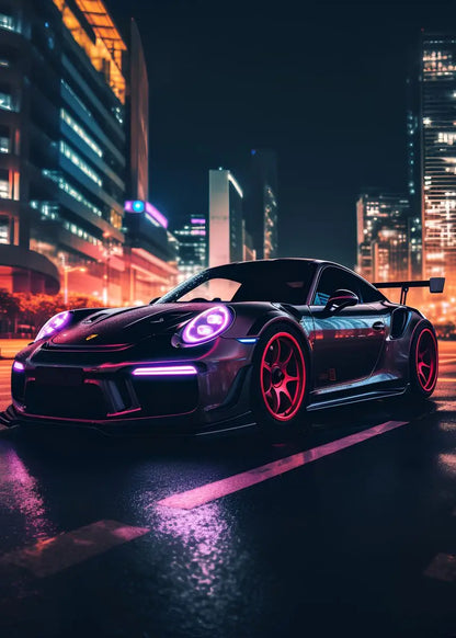 Rev Up Your Space: Stunning GTR Car Wall Art Canvas – Perfect for Living Room & Bedroom Decor!
