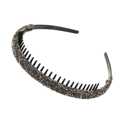 Shine On: Luxe Rhinestone Non-Slip Hair Hoops for Effortless Glam