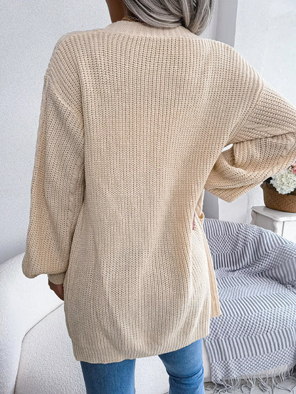Cozy Luxe Knit Cardigan – Fall Layers Edition