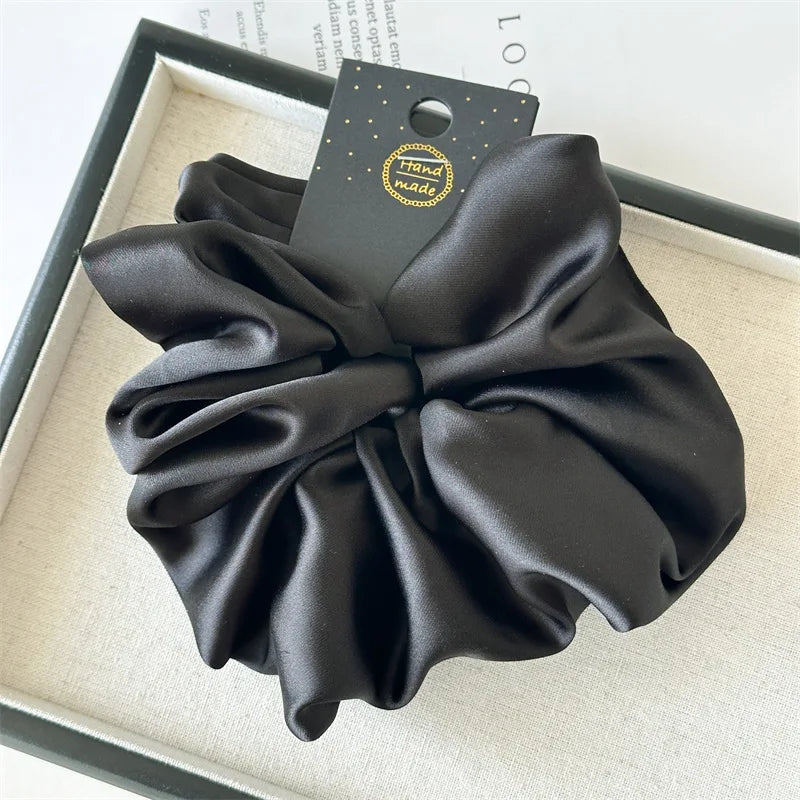Luxury Satin Beauty Scrunchies — Soft Silk-Like Hair Ties for Everyday Glam