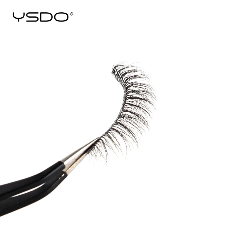 YSDO Half Lash Collection – 3 or 10 Pairs Natural Cat Eye 3D Faux Mink Lashes (Lightweight, Reusable, Soft Glam Finish)