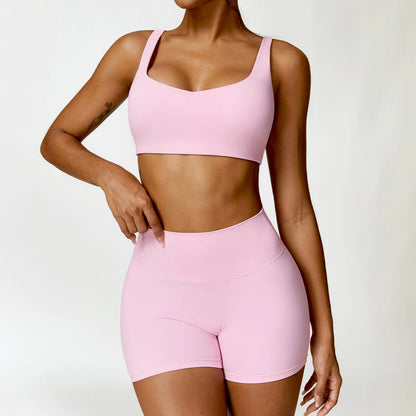 Premium 2-Piece Seamless Yoga Set – Long Sleeve Crop Top & High-Waist Leggings