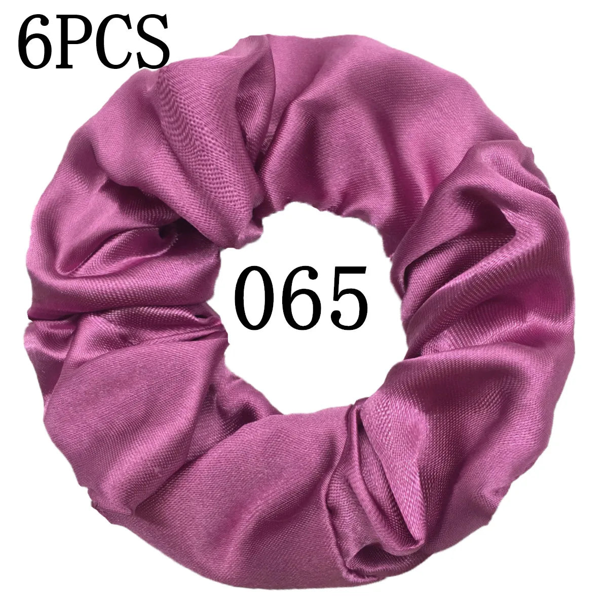 6-Pack Luxury Satin Scrunchies — Soft Silk-Like Hair Ties for Everyday Beauty & Self-Care